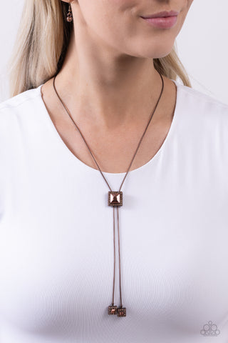 I Solemnly SQUARE - Copper - Paparazzi Accessories