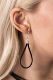Textured Tapestry - Black - Paparazzi Accessories