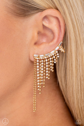 Tapered Tease - Gold - Paparazzi Accessories