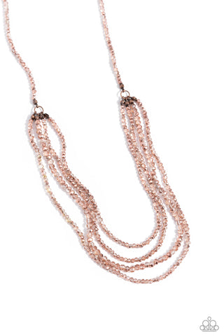 Candescent Cascade - Copper - Paparazzi Accessories
