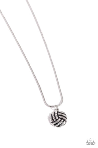 Bump, Set, Shimmer! - White - Paparazzi Accessories