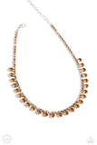 Ritzy Rhinestones - Brown - Paparazzi Accessories