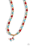 Speckled Story - Red - Paparazzi Accessories