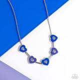 ECLECTIC Heart - Blue - Paparazzi Accessories