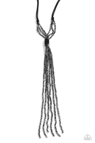 Knotted Karma - Black - Paparazzi Accessories