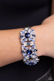 Shimmering Solo - Blue - Paparazzi Accessories