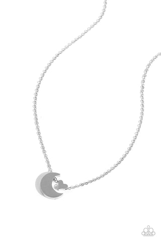 Low-Key Lunar - Silver - Paparazzi Accessories