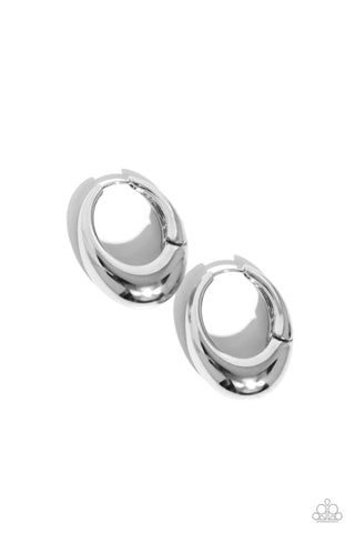 Oval Official - Silver - Paparazzi Accessories