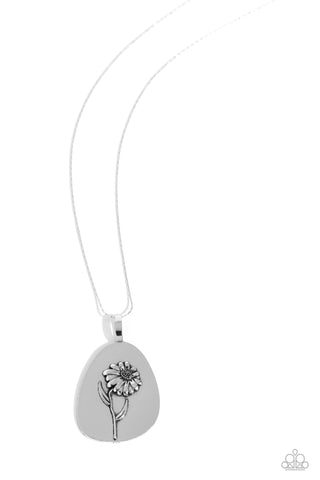 Sunflower Shift - Silver - Paparazzi Accessories
