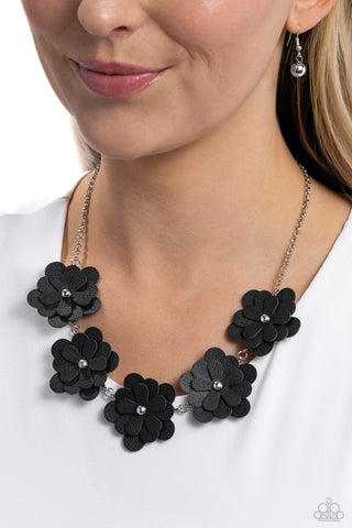 Balance of FLOWER - Black - Paparazzi Accessories