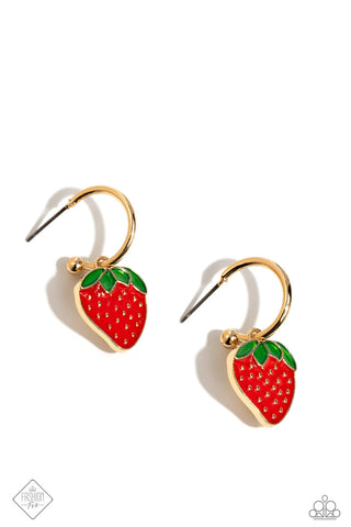 Fashionable Fruit - Gold - Paparazzi Accessories