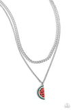 Watermelon Whimsy - Red - Paparazzi Accessories