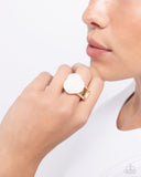 Top-SHELL Shine - Gold - Paparazzi Accessories