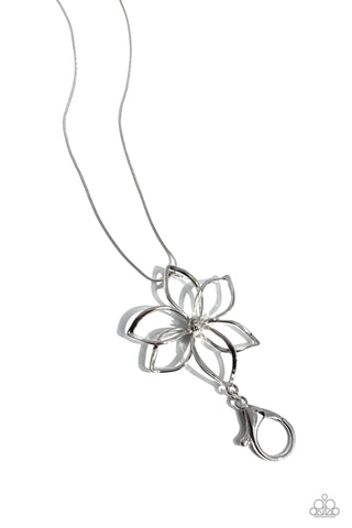 Flowering Fame - Silver - Paparazzi Accessories