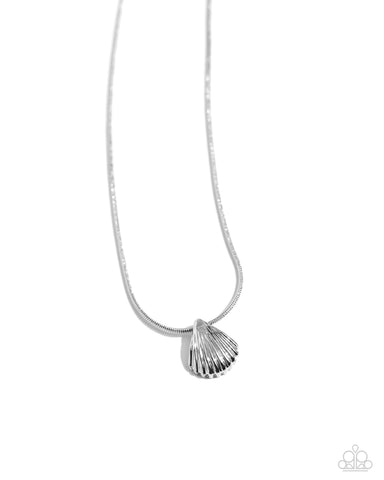 Seashell Simplicity - Silver - Paparazzi Accessories