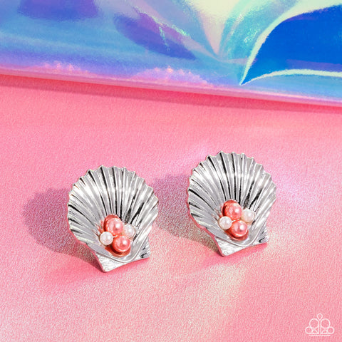 Oyster Opulence - Orange - Paparazzi Accessories