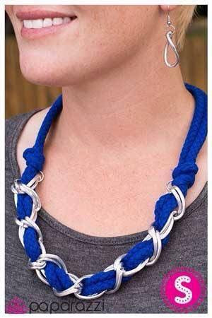 Blue Rope Necklace - Paparazzi Accessories
