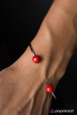 Red Cuff Bracelet