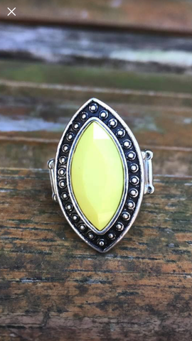 Lemon Yellow Ring