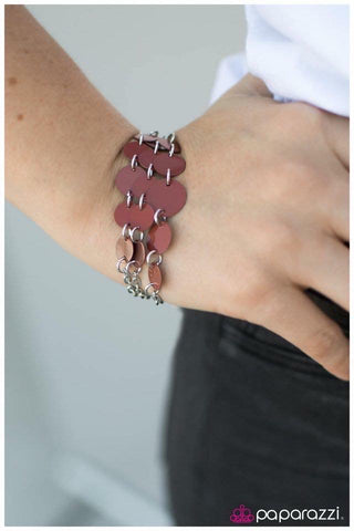 Maroon Bracelet - Red - Paparazzi Accessories
