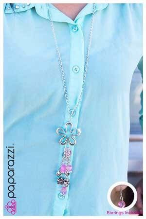 Pink Flower Necklace