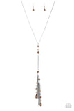 Timeless Tassels - Brown - Paparazzi Accessories