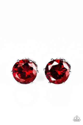 Greatest Treasure - Red Post - Paparazzi Accessories