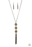 Triple Shimmer - Brass - Paparazzi Accessories