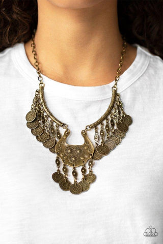 Treasure Temptress - Brass - Paparazzi Accessories