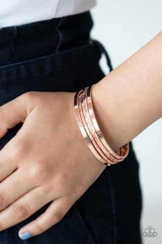 Be There With Baubles On - Copper - Paparazzi Accessories