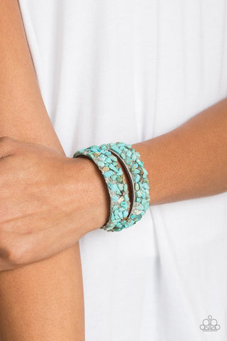 Crush to Conclusions - Blue - Paparazzi Accessories