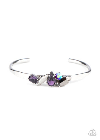 Gemstone Grotto - Purple - Paparazzi Accessories