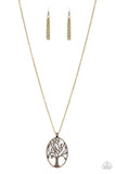 Well-Rooted - Brass - Paparazzi Accessories