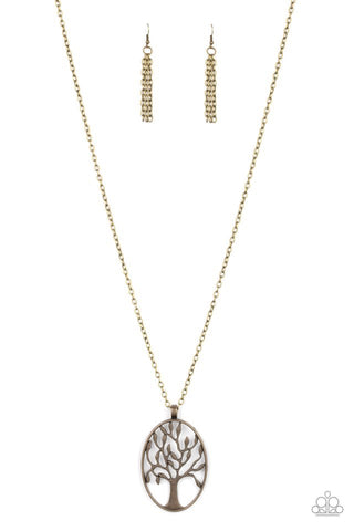 Well-Rooted - Brass - Paparazzi Accessories