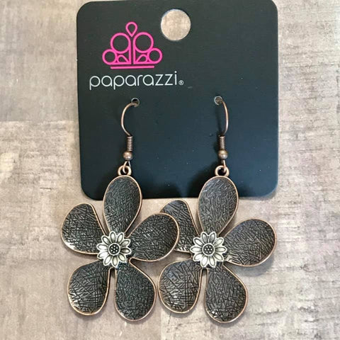 Fresh Florals - Copper - Paparazzi Accessories