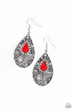 Modern Monte Carlo - Red - Paparazzi Accessories
