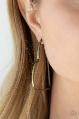 I HEART a Rumor - Brass - Paparazzi Accessories