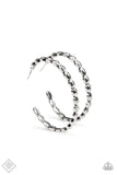 Hoop Hype - Silver - Paparazzi Accessories