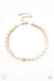 Playing HEART to Get - Gold - Paparazzi Accessories