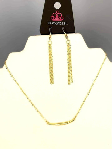 Taking It Easy - Gold - Paparazzi Accessories