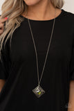 Timelessly Tilted - Green - Paparazzi Accessories