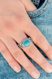 Set In Stone - Blue - Paparazzi Accessories