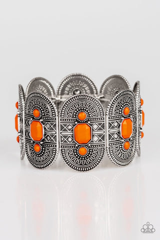 Turn Up the Tropical Heat - Orange - Paparazzi Accessories
