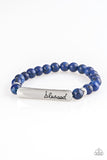 Born Blessed - Blue - Paparazzi Accessories