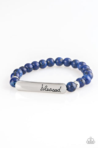 Born Blessed - Blue - Paparazzi Accessories