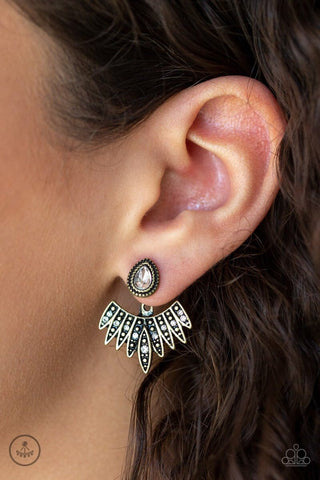 Wing Fling - Brass - Paparazzi Accessories