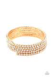 The GLOW-Digger - Gold - Paparazzi Accessories