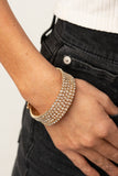The GLOW-Digger - Gold - Paparazzi Accessories