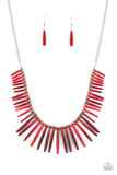 Out of My Element - Red - Paparazzi Accessories