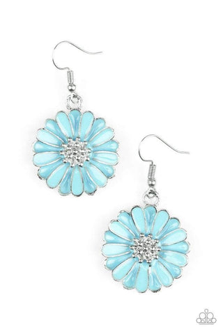Distracted By Daisies - Blue - Paparazzi Accessories